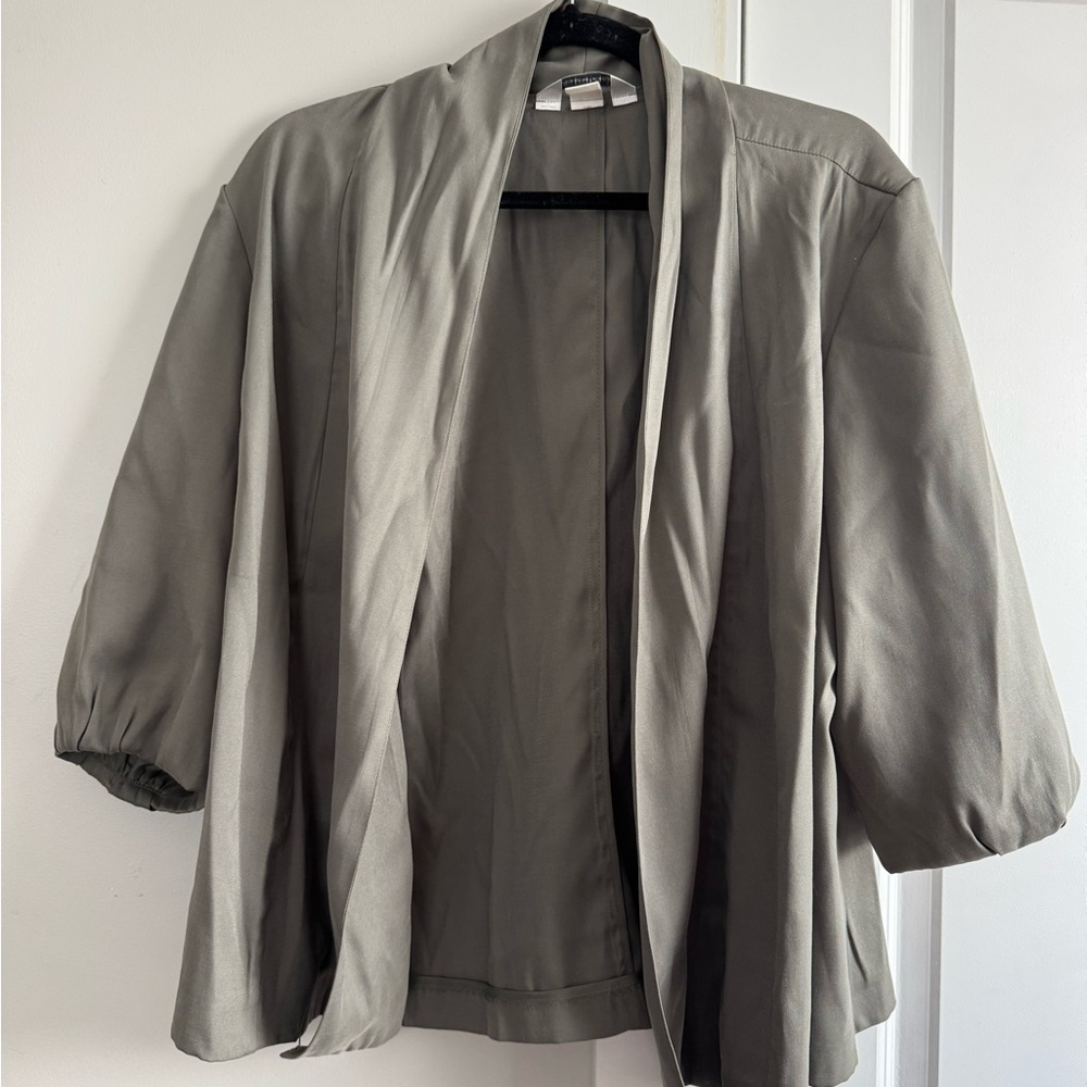 Christopher & Banks Gray Women's Blazer